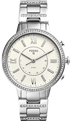 Fossil Smartwatch Analogico Quarzo da Donna con Cinturino in Acciaio Inox FTW5009