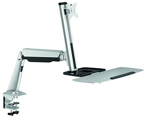 LogiLink BP0040 Sitz-/Steharbeitsplatz Monitor-Schreibtischhalterung 33-81,3 cm (13-32 Zoll) silber