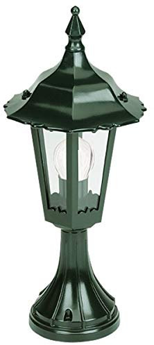 Casa Padrino Gartenlaterne/Gartenlampe Grün Ø 20 x H. 44 cm - Nostalgische Wetterfeste Außenleuchte