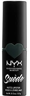 NYX Professional Makeup Lippenstift - Suede Matte Lipstick, superleichter & pudriger Lippenstift, intensiv mattes Finish, 3,5 g, Shack that Money 24