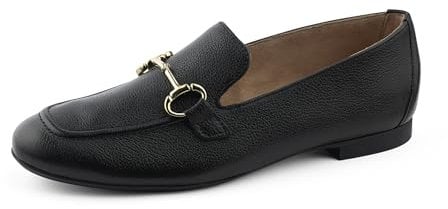 Paul Green Damen Slipper, Frauen Slip On,Slides,Schlupfschuhe,schluepfschuhe,Loafer,College Schuhe,Businessschuhe,Slip-ons,Schwarz (Black),39 EU / 6 UK