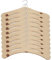 10er Set Kleiderbügel - Holzbügel aus massivem Zirbenholz - mit 360° drehbarem Haken - echte Handarbeit - Kleiderbügel aus Holz - Kleiderbügel rutschfest - Kleiderbügel Zirbe