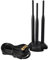 Eightwood WiFi Antenne 2.4G 5.8G WLAN Antenne RP-SMA mit 2M Verlängerung Kabel für WLAN PCI WiFi Karte Router Mobile Hotspot WLAN Card External USB