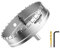 Mollom (140mm | 5-1/2'') Seghe a tazza in carburo pesante con 2 punte pilota, taglia acciaio inossidabile, acciaio dolce, ferro, rame, ottone, plastica