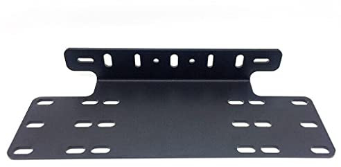 DSOUWEH Car Front Bumper Number Mount Bracket Universal LED Light Bar Holder for Driving Plates Brackets