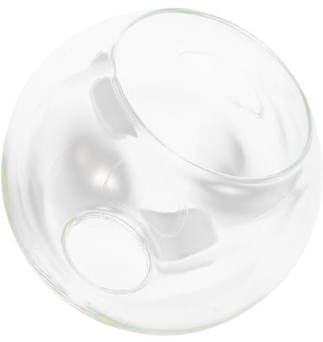 Globe En Verre Abat-Jour E27 Clair Double Col Ouvert Abat-Jour Globe Ensemencé Bulles Abat-Jour En Verre Pour Mur Sol Lustre Suspension