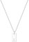 CASSIECA Kette Buchstaben für Damen Mädchen 925 Silber Buchstaben Kette K Silber Halskette Damen Kette 925 Silber mit Anhänger Personalisiere Geburtstags Geschenk für Frauen Mädchen Mama (mit Box)
