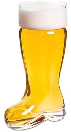 CKB LTD Vaso de cerveza de estilo alemán para cervezas, 20 cm, 800 ml de capacidad