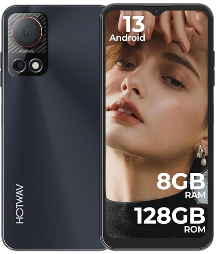 HOTWAV Note 13 Smartphone Offerta 2024 Cellulare Android 13, 8GB+128GB/1TB TF 6,6'' HD+,5160mAh 50MP Dual SIM Telefono Cellulare 5G WIFI, GPS/Face ID
