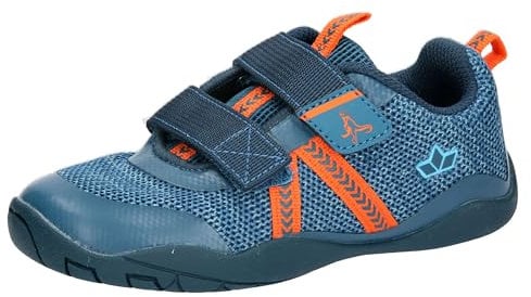 Lico Aride V Barfußschuhe, Petrol/Orange, 34 EU