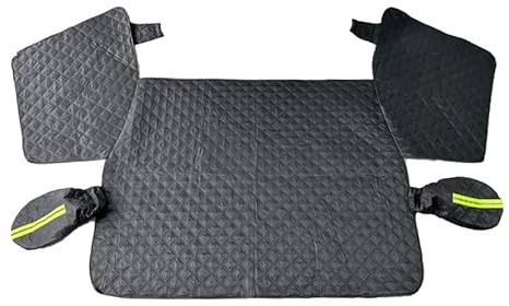 JUZELY Frontscheibenabdeckung Auto für Mini Cooper SE Countryman ALL4 F54 F55 F56 F57 F60, Verdickt und faltbar Scheibenabdeckung Auto Windschutzscheibe Abdeckung gegen Schnee, Frost, EIS, UV