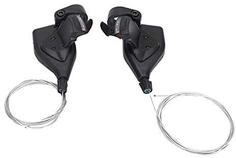 MechKit Fahrrad Schalthebel, 3x10 Fach Linker Rechter Mountainbike Gangschaltung Bremshebel mit Draht, für 22,2 mm/0,9 Zoll Durchmesser Lenker