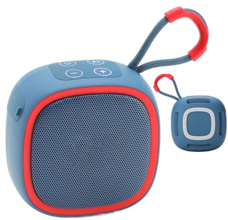 Vesidoloy Portable Wireless Speakers,Travel Compact Speaker with Handle | Long Battery Life Stereo Sound Electronic Gadgets for Pool Party Camping Dorm Room Bathroom