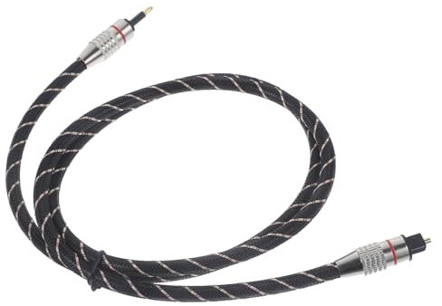 Gatuida Optical Audio Cable Digital Audio Optical Cable Fiber Optic Cord for Tv Game Console Speakers