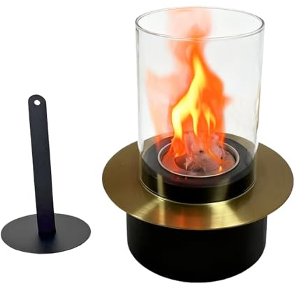 Mimoqk Feuerstelle Für Den Außenbereich | Tragbarer Kaminofen Heizgerät Flammenlos | Transportable Moderne | Für Außenbereich Garten Outdoor Camping Hinterhof Reisemobil Innenbereich