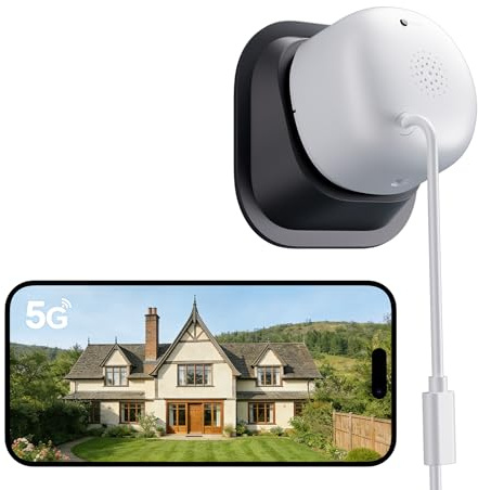 FAMVIVA 2K Window Security Camera, No Drill 18° Tilt Mount Indoor Camera | 2.4G/5G Dual Band, AI Human Detection, Color Night Vision, Indoor Camera for Outdoor Monitoring Through Glass, Anti-Glare