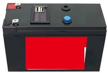 Batterie 12 V 120 Ah avec chargeur 12,6 V 3 A, rechargeable for l'énergie solaire et l'utilisation des véhicules.(65000mAh)