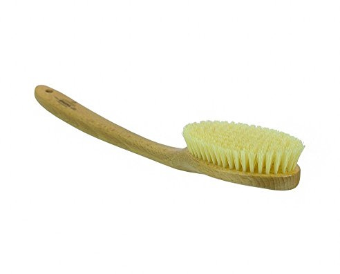 Kent Brushes Natural White Bristle Bath Brush Long Beechwood Handle