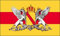 Baden mit Grossem Wappen Fahne Grösse 1,50x0,90m