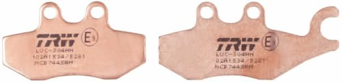 TRW/Lucas MCB744SRM Disc Brake Pads Sintered with German Vehicle Type Approval