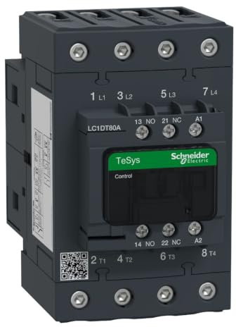 Schneider Electric TeSys D LC1D Leistungsschütz / 230 V ac Spule, 4 -polig 4 Schließer, 690 V ac / 80 A