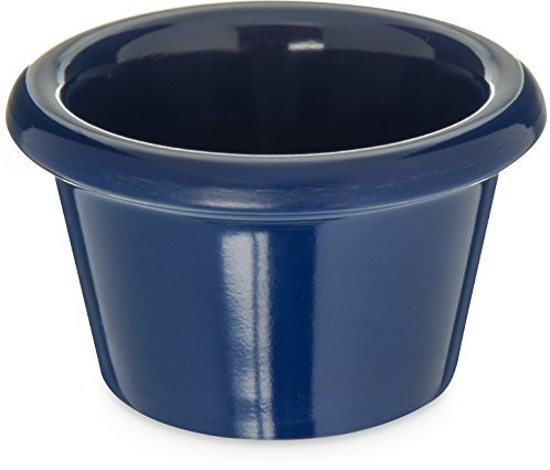 Carlisle S27560 Melamine Smooth Ramekin, 1.5 oz. Capacity, Cobalt Blue (Case of 48))