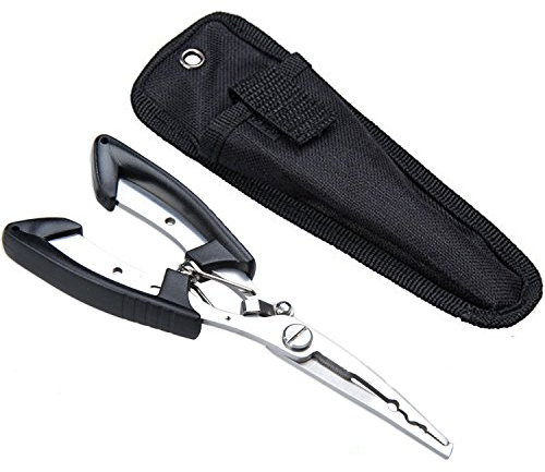 Stainless Steel Fishing Pliers – Multi-Function Tool for Anglers – Hook Remover, BB Crimper, and Line Snips – Durable, Corrosion-Resistant Design for Freshwater and Saltwater – Essential Fishing Gear