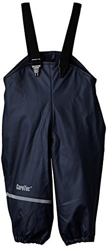 CareTec Unisex Kids Overall - Pu W. Fleece Rain Trouser, Dark Navy (778), 4 Years UK