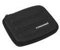 Mundharmonika Tasche, tragbare Mundharmonika Fall Aufbewahrungskoffer Case mit Reißverschluss Harmonika Carrying Box für 3 Instrument Zubehörteile Schwarz