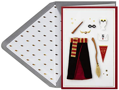 Hallmark Signature Harry Potter Geburtstagskarte (Favorite Things)