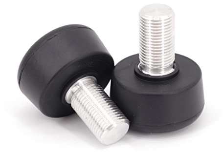 BTFL Stopper/Toe Stop Set (2 STK.) - 5/8 - verstellbare Rollschuh-Stopper - Ersatzteil für Rollschuhe - Schwarz