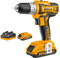 INGCO Cordless Drill, Electric 20V Drill Driver with Battery Pack and Charger, 45NM CDLI200213