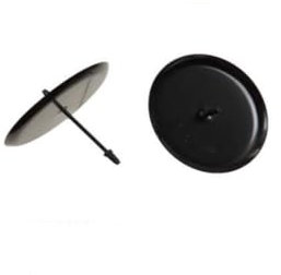 4er Set Kerzenstecker Adventskranz Stecker schwarz 6cm zum Stecken Kerzenhalter