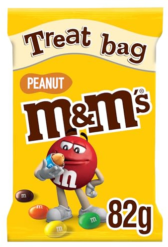 M&M's Peanut Schokoladenbeutel, 16 x 82 g