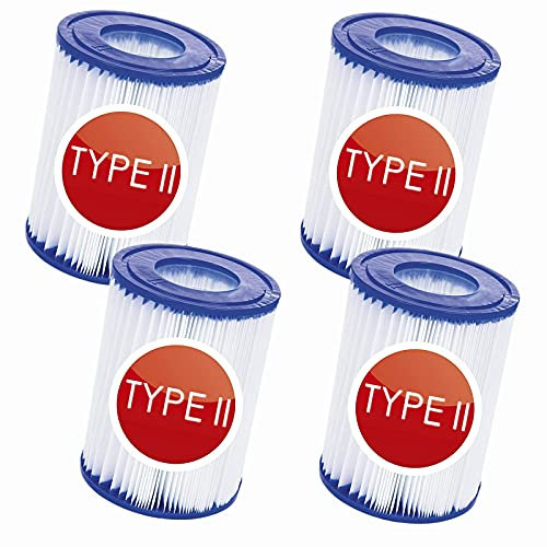 Flowclear - Cartucce filtranti per Bestway 58094, misura 2 per pompa filtrante Bestway 58383/58386/58389 Flowclear (4 pezzi)