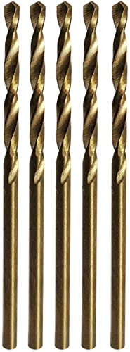 STROTON (1,5 mm/5 pièces) de forets au cobalt de petite taille pour acier inoxydable, métal dur et bois.