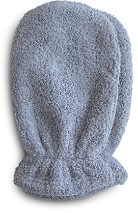 mushie Badehandschuhe 2er-Set | Waschlappen Für Erwachsene und Kinder | Unisex | 100% Baumwolle | Badezimmerzubehör (Tradewinds-Dunkelblau)