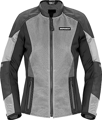 SPIDI Super Net Damen Motorrad Textiljacke, grau, XS