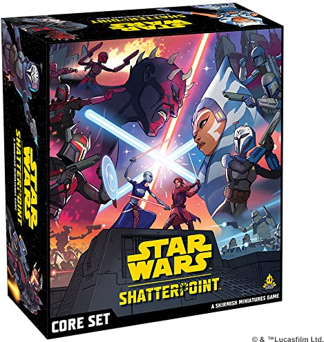 Atomic Mass Games | Star Wars Shatterpoint: Core Set | Tabletop Miniatures Game | Strategy Game | Ages 14+ | 2 Players | 90 Minutes Playing Time