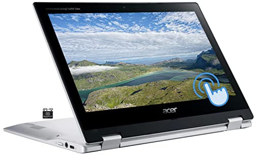 Acer Spin 2023 Flagship X360 2 en 1 Convertible Chromebook Laptop Business, pantalla táctil HD de 11.6 pies, procesador MediaTek MT8183C de 8 núcleos, 4 GB de RAM, 64 GB eMMC, Wi-Fi 5, Chrome OS +