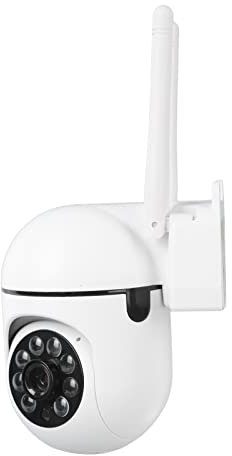WiFi-Überwachungskamera, 1080P Wireless Outdoor Home Monitoring Camera, 2-Wege-Audio, Farb-Nachtsicht, Bewegungserkennung, Drehbare Überwachungskamera für das Büro