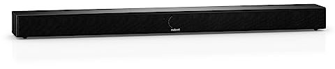 Nubert nuPro AS-2500 | Schwarze kompakte Soundbar mit Dolby Audio, DTS und Bluetooth | Aktiver TV-Lautsprecher für Spitzenklang | Geeignet für Wandmontage | Stereoton in 3-Wege-Technik