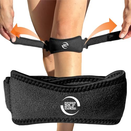BestZings - Kniebandage Männer - Kniebandage Damen - Bandage Knie - kniebandage meniskus - knieorthese - patellasehnenbandage - Kniebandage Arthrose - Knieschoner Tanzen - Knee Brace - PACK 2