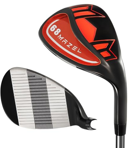 MAZEL Golf Lob Wedge 68,70,72 Grad 35 Zoll Rechtshänder, CNC gefräste Gesicht Sand Keil, Picthing Wedge