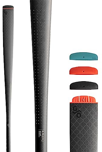 Gearlab Kalleq Kajak-Paddel-Set, Grönland-Kajak-Paddel, farbige Spitzen, Carbon-Schwarz