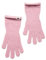 KNITAS Lange Handgelenkhandschuhe Gestrickt aus Baumwolle für Kinder I Einlagige Fingerhandschuhe für Jungen und Mädchen 2-4 Jahre I Bequeme weiche Handschuhe in der Farbe Rosa - Größe 4-5