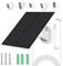 2Pack 5W/5V Solar Panel IP65 Waterproof,Built-in Voltage Regulator PCB,for Ring Camera with Built-in Rechargeable Batteries (Spotlight Cam,Stick Up Cam,Stick Up Cam Pro,Spotlight Cam Plus,Pro)