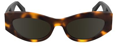 CALVIN KLEIN JEANS Women's Sunglasses CKJ24626S - Havana with Solid Brown Lens