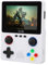 Sxhlseller Console de Jeu Portable X6, Console de Jeu Portable Rétro avec Double Joystick 3D, écran Couleur HD IPS de 3,5 Pouces, 2000 MAh, Carte TF 32 Go Intégrée (White)