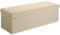 Casaria® Sitzbank mit Stauraum Faltbar Beige 115x40x40cm Gepolstert Deckel Leinen - Optik Schlafzimmer Wohnzimmer Flur Sitztruhe Truhenbank Polsterbank